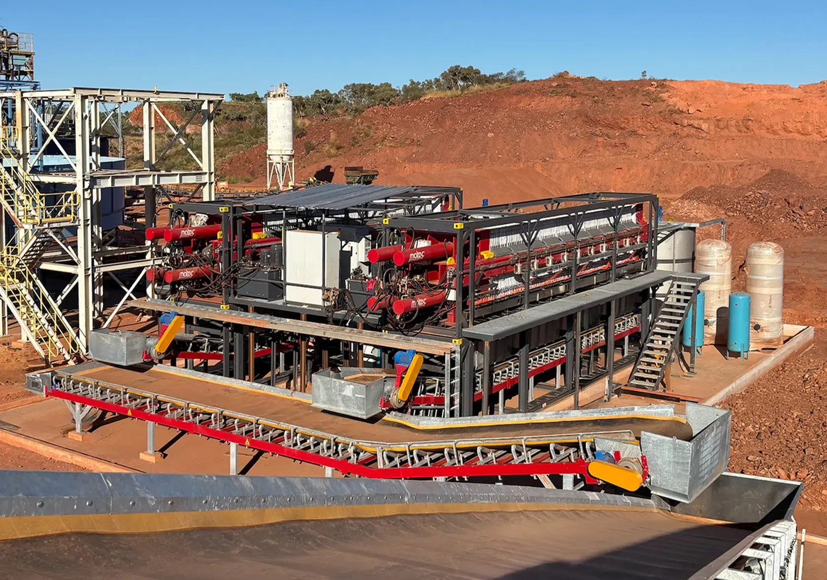 Filtropresse Matec nell’impianto Tennant Mining